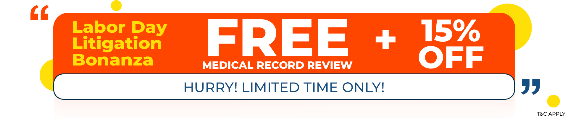 Medical record review free trial